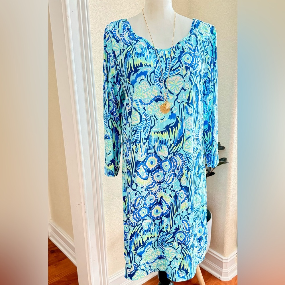 Lilly Pulitzer
Marlowe Dress Sunset Swim 
Size XL NWOT